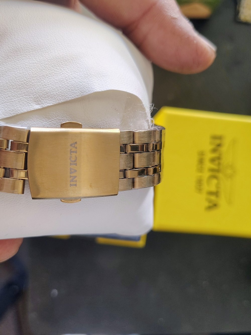 Invicta Gold Tone Crystal-Trim Women's Bracelet Watch - Picture 2 of 2